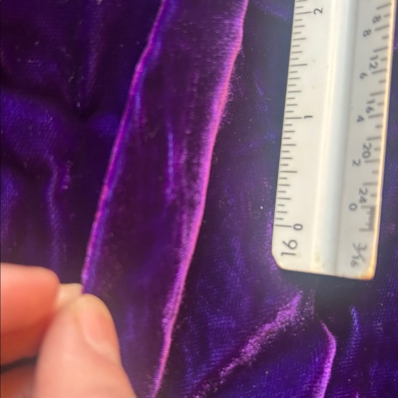 Vintage‎ Nu-Mode women’s purple velvet dress in size  9/10 - Picture 16 of 16